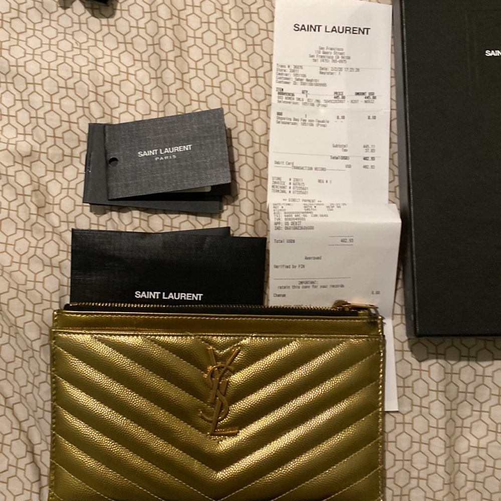 Saint Laurent money pouch (NWT) - Picture 2 of 4